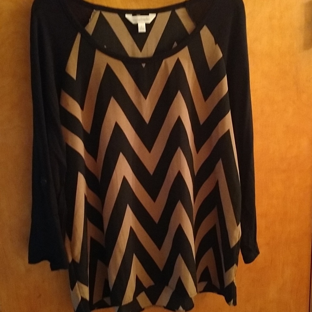 3/4 length sleeve blouse